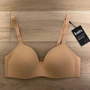 Knix WingWoman Contour Bra (warm sand) Size 36A *new with tags